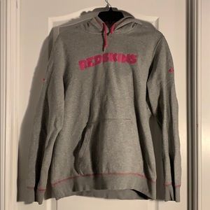 Kids Nike Bread Cancer Awareness Redskins hoodieXL